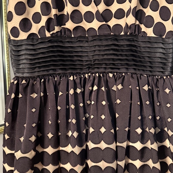 Polka Dot Sleeveless Party Dress - Picture 3 of 5